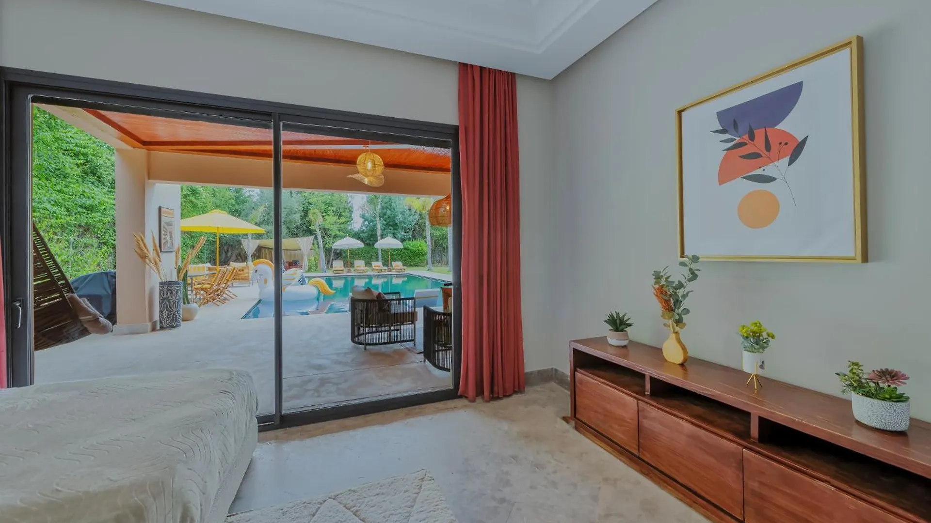 Oasis Villa Prime Location Full Staff Cinema Marraquexe