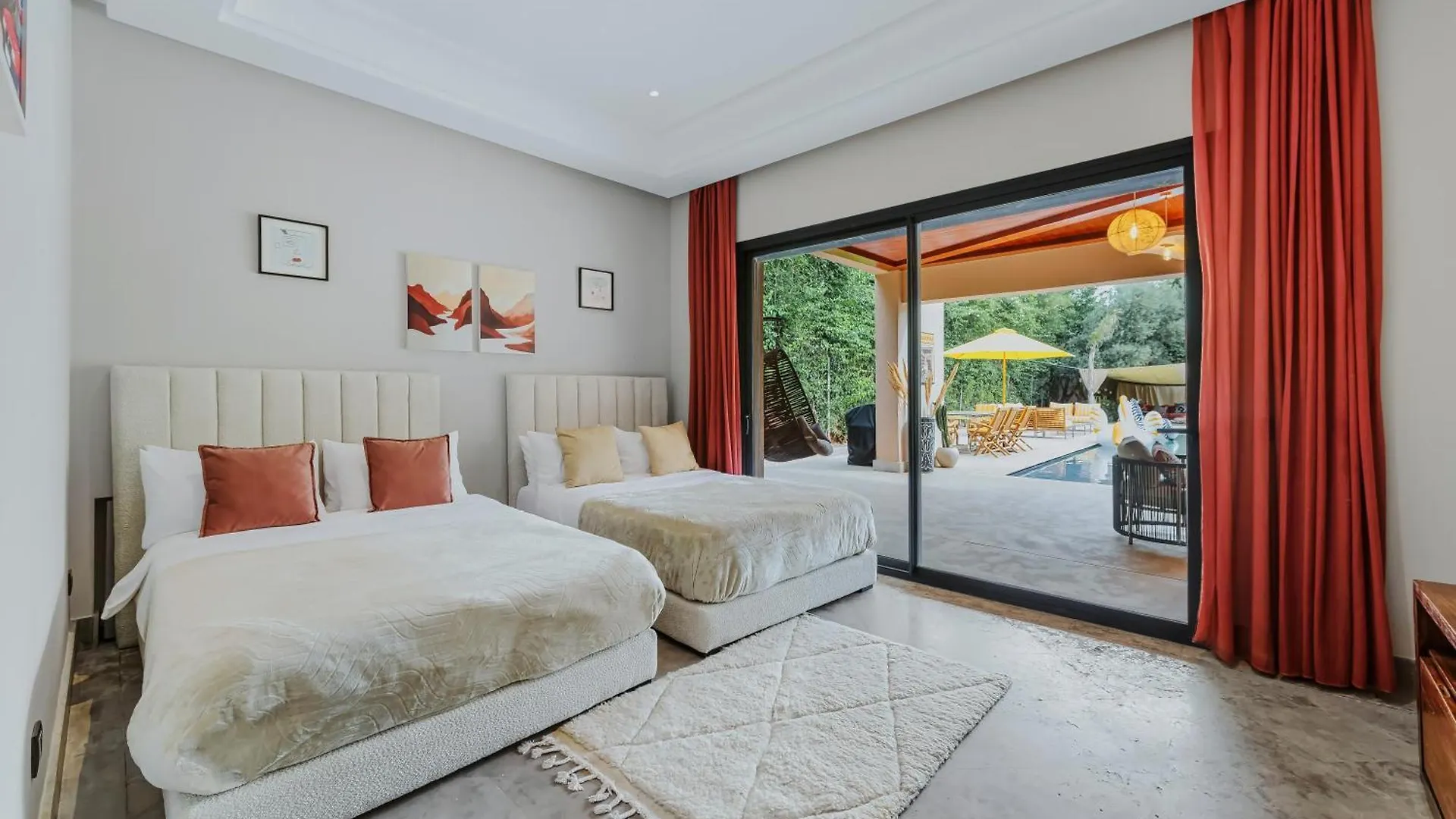 Oasis Villa Prime Location Full Staff Cinema Marraquexe