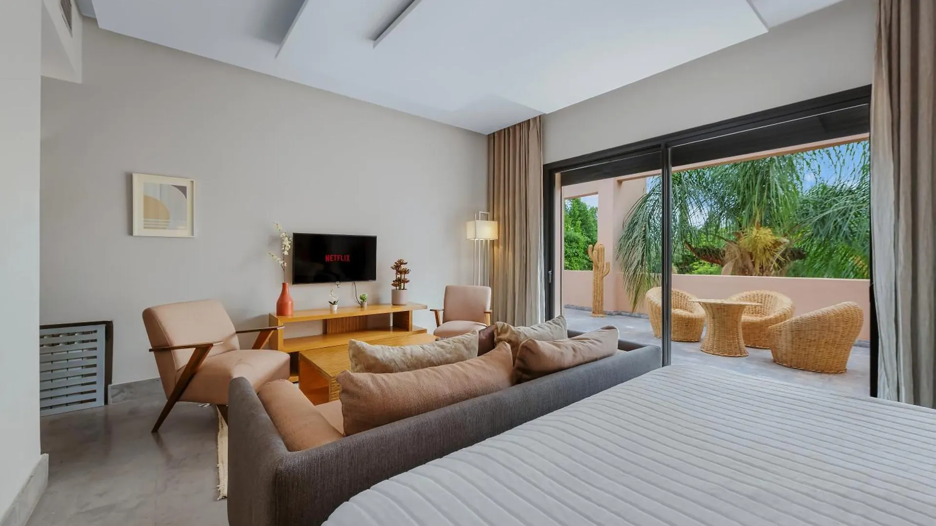 Oasis Villa Prime Location Full Staff Cinema Marakeş Fas