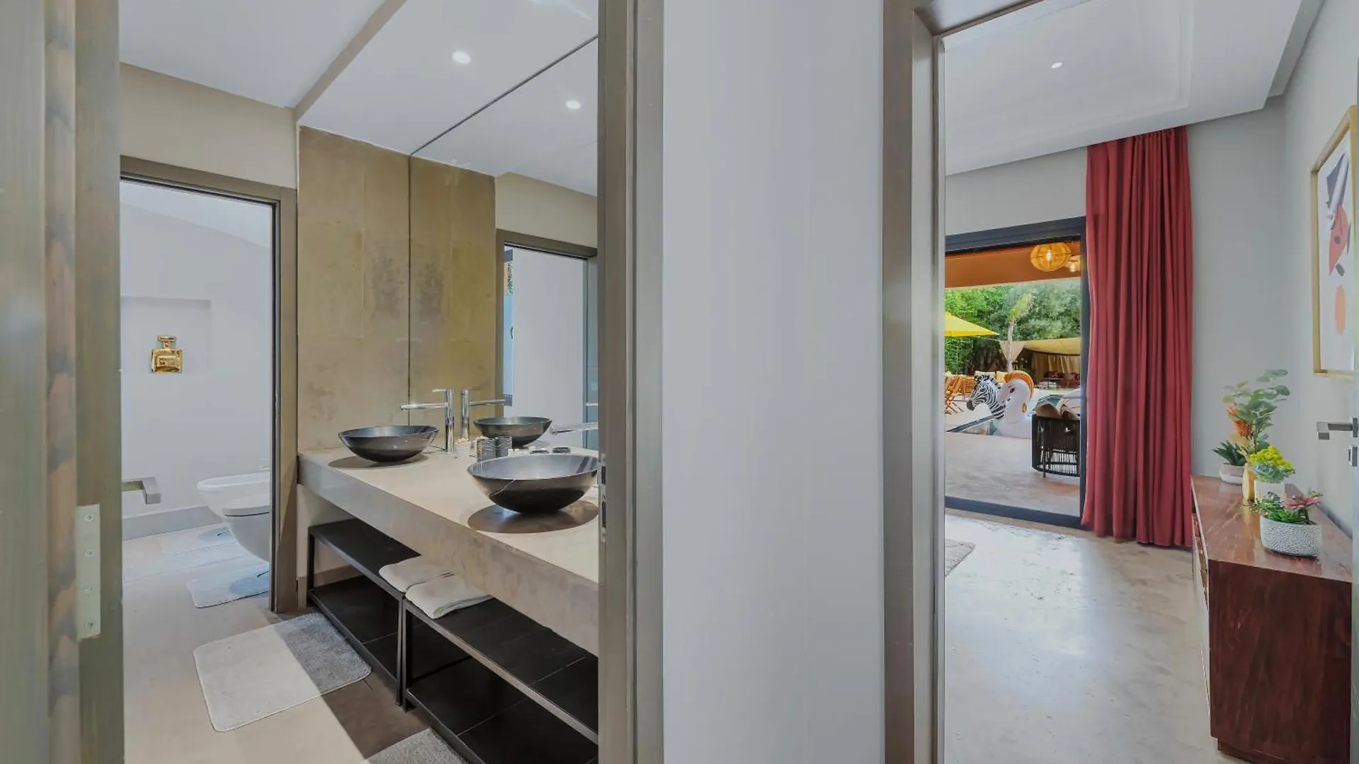 Oasis Villa Prime Location Full Staff Cinema Marakeş